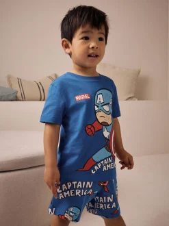 Pyjama's|Nachtkleding En Pyjama's*Next Meerkleurige mini Marvel - 100% katoenen korte pyjama's verpakking van 3 (12 mnd - 11 jr)