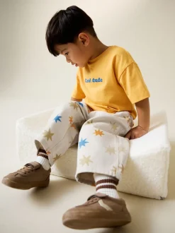 Broeken En Chino's*Next Meerkleurige sterrenprint - Wijde broek met elastische taille (3mnd-7jr)