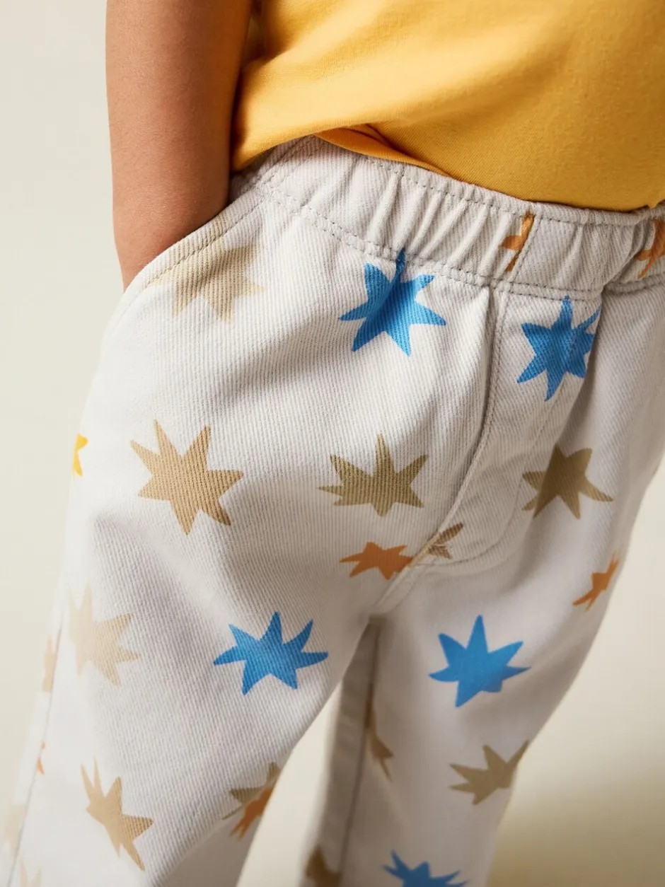 Broeken En Chino's*Next Meerkleurige sterrenprint - Wijde broek met elastische taille (3mnd-7jr)