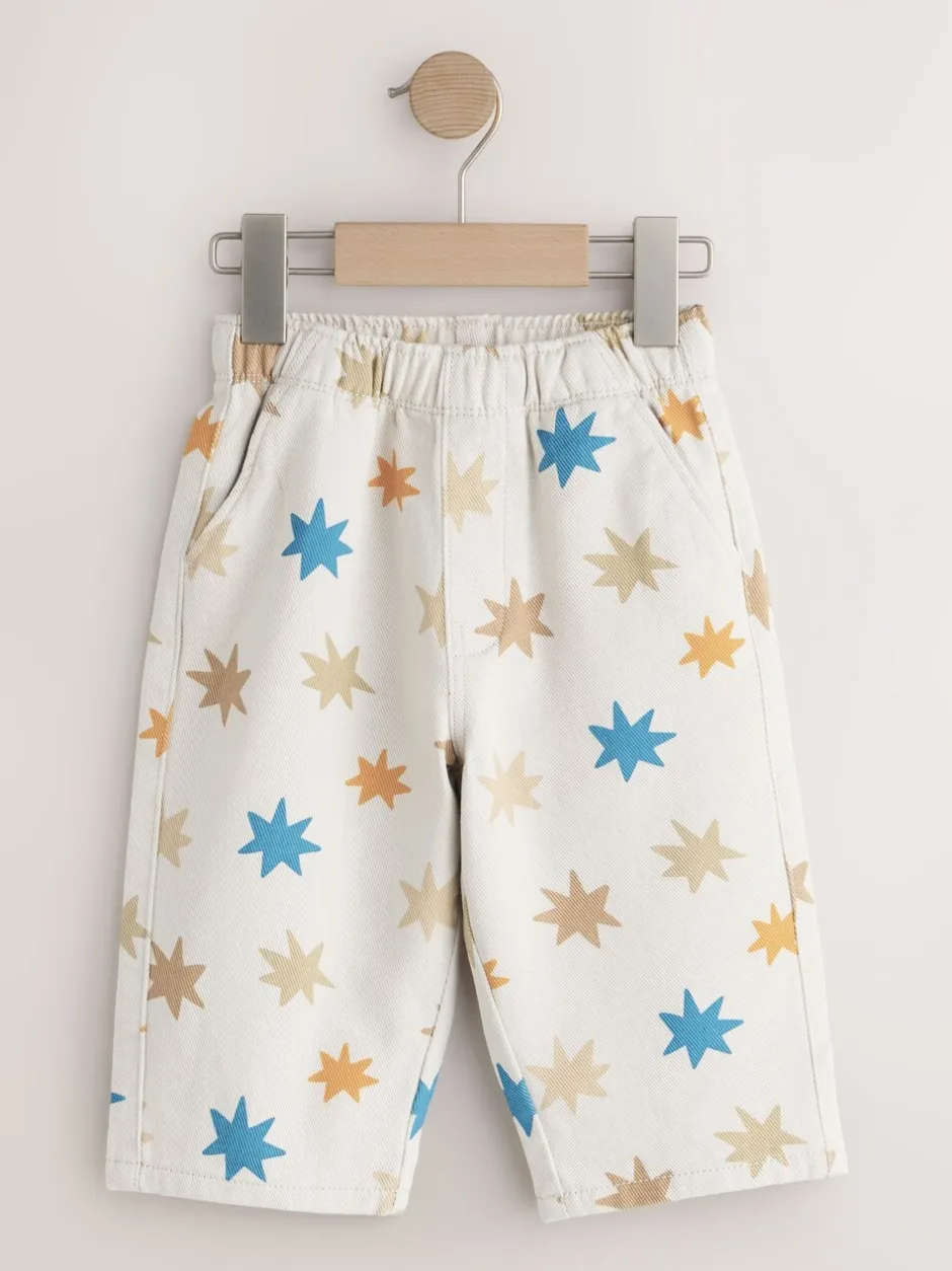 Broeken En Chino's*Next Meerkleurige sterrenprint - Wijde broek met elastische taille (3mnd-7jr)