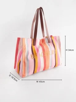 Tassen En Portemonnees*Next - Strandtas Meerkleurige strepen