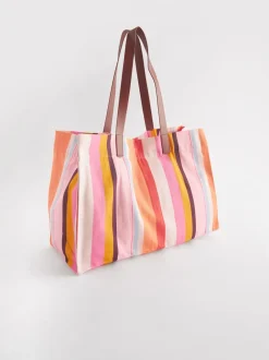 Tassen En Portemonnees*Next - Strandtas Meerkleurige strepen