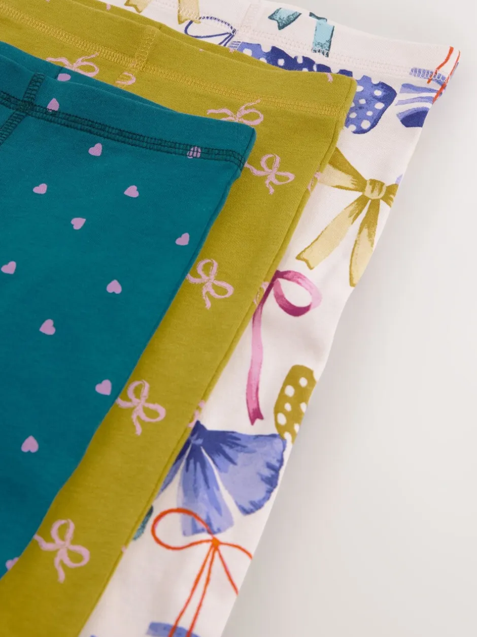 Nachtkleding En Pyjama's|Pyjama's*Next Meerkleurige Strik Print - Verpakking van 3 knusse pyjama's (9 mnd-12 jr)