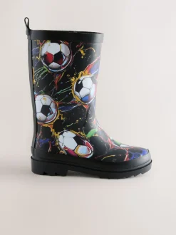 Laarzen|Next Meerkleurige Voetbal - Rubberen regenlaarzen