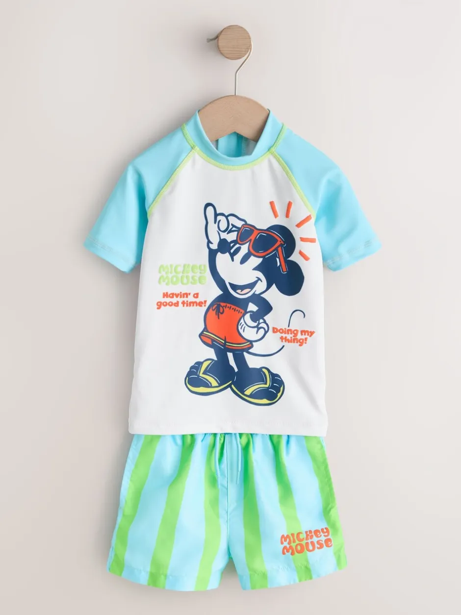 Badkleding|Badkleding*Next - Set van surfhemdje en zwembroek (3mnd -7jr) Mickey