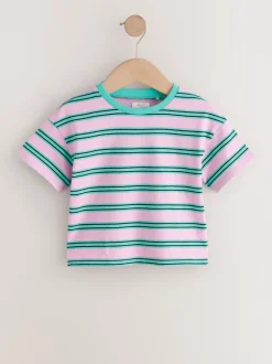 Rompertjes En Tuinbroeken|Tuinbroeken|Next Mid Blue Cat - Printed Denim Dungarees (3mths-7yrs)