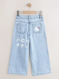 Jeans*Next Mid wash - Hello Kitty Wide Leg Jeans (3-16yrs)