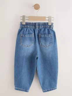 Jeans En Joggingbroeken|Jeans*Next Middenblauw denim - Barrel jeans (3mnd -7jr)