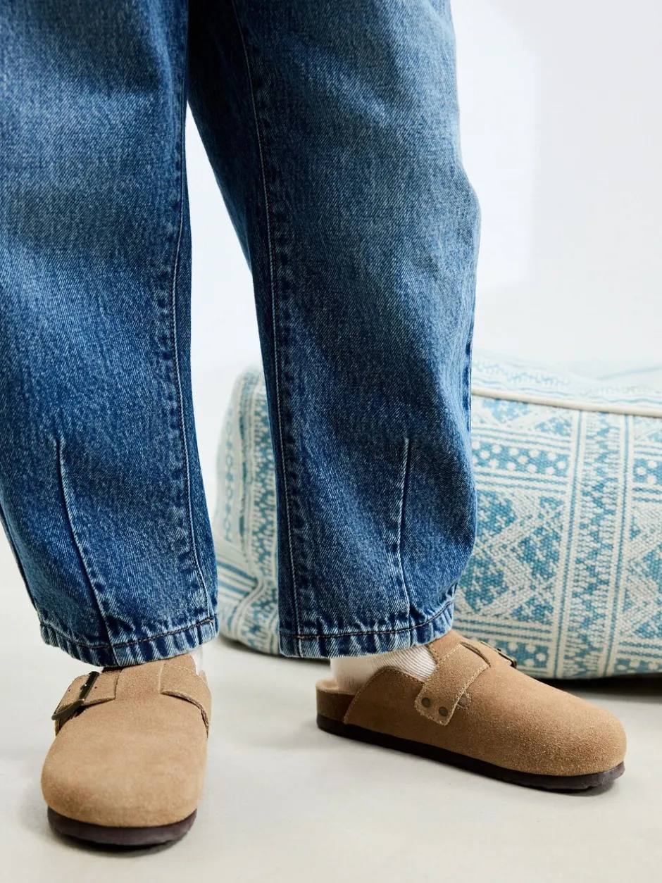 Jeans|Next Middenblauw denim - Barrel jeans (3-16jaar)