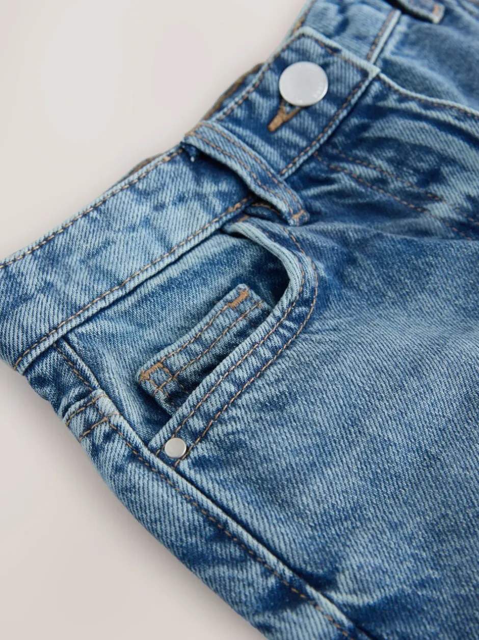 Jeans|Next Middenblauw denim - Barrel jeans (3-16jaar)