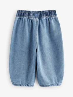 Jeans En Joggingbroeken|Jeans*Next - Barrel 100% katoenen jeans (3mnd-7jr) Middenblauw denim