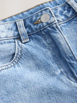 Jeans*Next - Jeans met rechte pijpen (3-16jr) Middenblauw denim