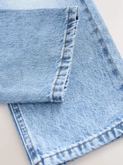 Jeans*Next - Jeans met rechte pijpen (3-16jr) Middenblauw denim