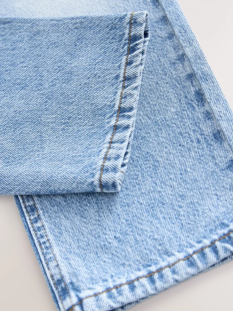 Jeans*Next - Jeans met rechte pijpen (3-16jr) Middenblauw denim