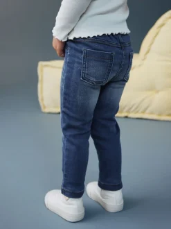 Jeans En Joggingbroeken|Jeans|Next - Jegging met elastische taille (3 mnd-7 jr) Middenblauw denim