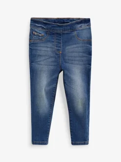 Jeans En Joggingbroeken|Jeans|Next - Jegging met elastische taille (3 mnd-7 jr) Middenblauw denim