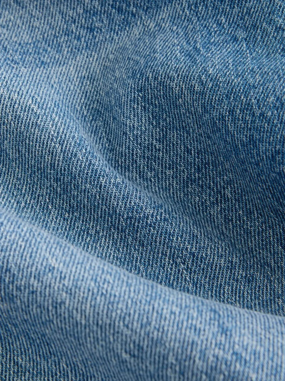 Jeans*Next - Mom Comfort Jeans met Stretch Column Middenblauw denim