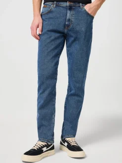 Jeans*Wrangler - - Slim-fit Texas jeans Middenblauw denim
