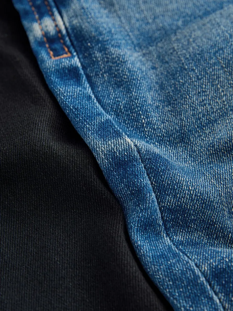 Jeans En Joggingbroeken|Jeans*Next Middenblauw/zwart denim - 2 Pack Regular Fit Comfort Stretch Jeans (3mths-7yrs)