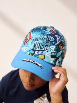 Mutsjes En Antikrabwantjes|Mutsen, Handschoenen En Sjaals*Next - 100% katoenen pet (3-16jaar) Minecraft- en grafittiprint