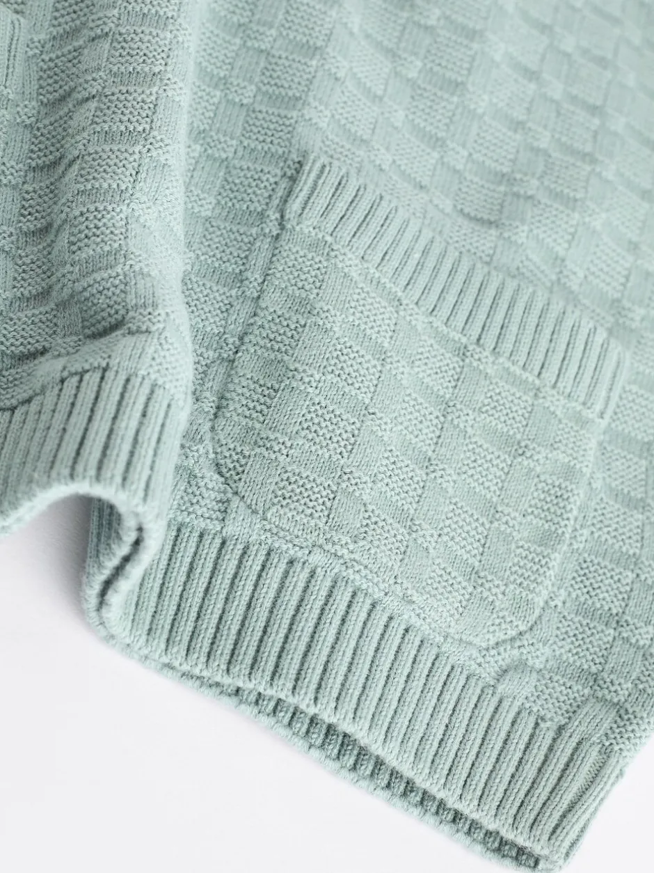 Sets En Combisets|Truien En Breisels*Next - Babyset met gebreide trui en legging van 100% katoen met textuur (0mnd -3jr) Mineraal