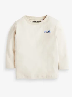 Tops|T-Shirts|Next - Set van 5 T-shirts met lange mouwen (3 mnd-7 jr) Mineraal
