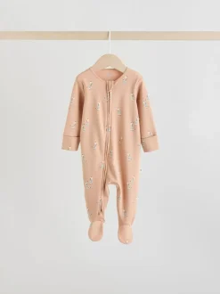 Multipacks|Babypakjes En Babypyjama's*Next - 100% katoenen babyslaapzakjes met tweewegrits verpakking van 5 (0mnd -2jr) Mineraalblauw