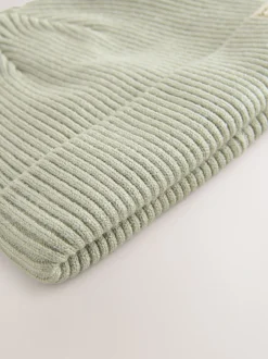 Mutsjes En Antikrabwantjes|Mutsen, Handschoenen En Sjaals|Next - 2 Pack Baby Beanie Mutsen (0mnd -2jr) Mineraalkleurig
