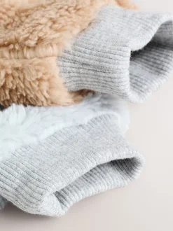 Babypakjes En Babypyjama's|Next Mineraalkleurig - Kleurgeblokkeerde fleece pyjama