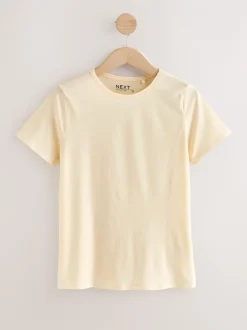 Tops En T-Shirts|Next - Set van 5 T-shirts met ronde hals en hoog katoengehalte Mineraalkleurig