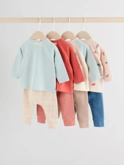 Tops|Sets En Combisets|Next Mineral Little Cub - 8-delige babyset van tops en legging (0 mnd - 2 jr)