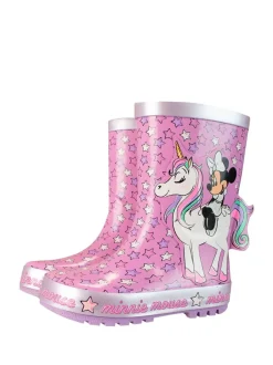 Laarzen|Character Minnie Mouse-figuur Laarzen met eenhoorn Print