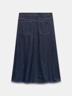 Rokken|Mint Velvet - Denim midirok