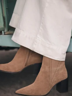 Boots*Mint Velvet Noa Suede Block Heel Boots