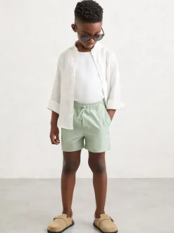 Shorts|Reiss - Cliff Zwembroek met trekkoord Mintgroen