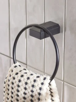 Badkameraccessoires*Next Moderna handdoekrail Zwart