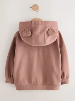 Sweaters En Hoody´S|Next Mokkabruin - Hoodie met ritssluiting (3 mnd-7 jr)