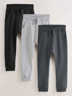 Jeans En Joggingbroeken|Schoolkleding|Next - Set van 3 superskinny joggingbroeken (3 mnd-7 jr) Mono