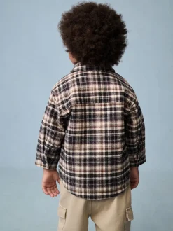 Jassen, Jacks En Kinderwagenpakjes|Jassen En Jacks*Next - Geruite shacket met borgvoering (3mnd -7jr) Mono Core