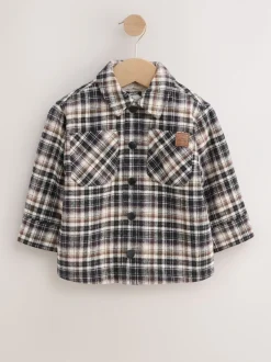 Jassen, Jacks En Kinderwagenpakjes|Jassen En Jacks*Next - Geruite shacket met borgvoering (3mnd -7jr) Mono Core