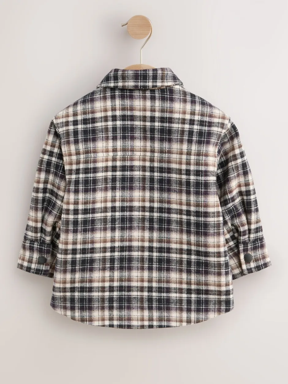 Jassen, Jacks En Kinderwagenpakjes|Jassen En Jacks*Next - Geruite shacket met borgvoering (3mnd -7jr) Mono Core