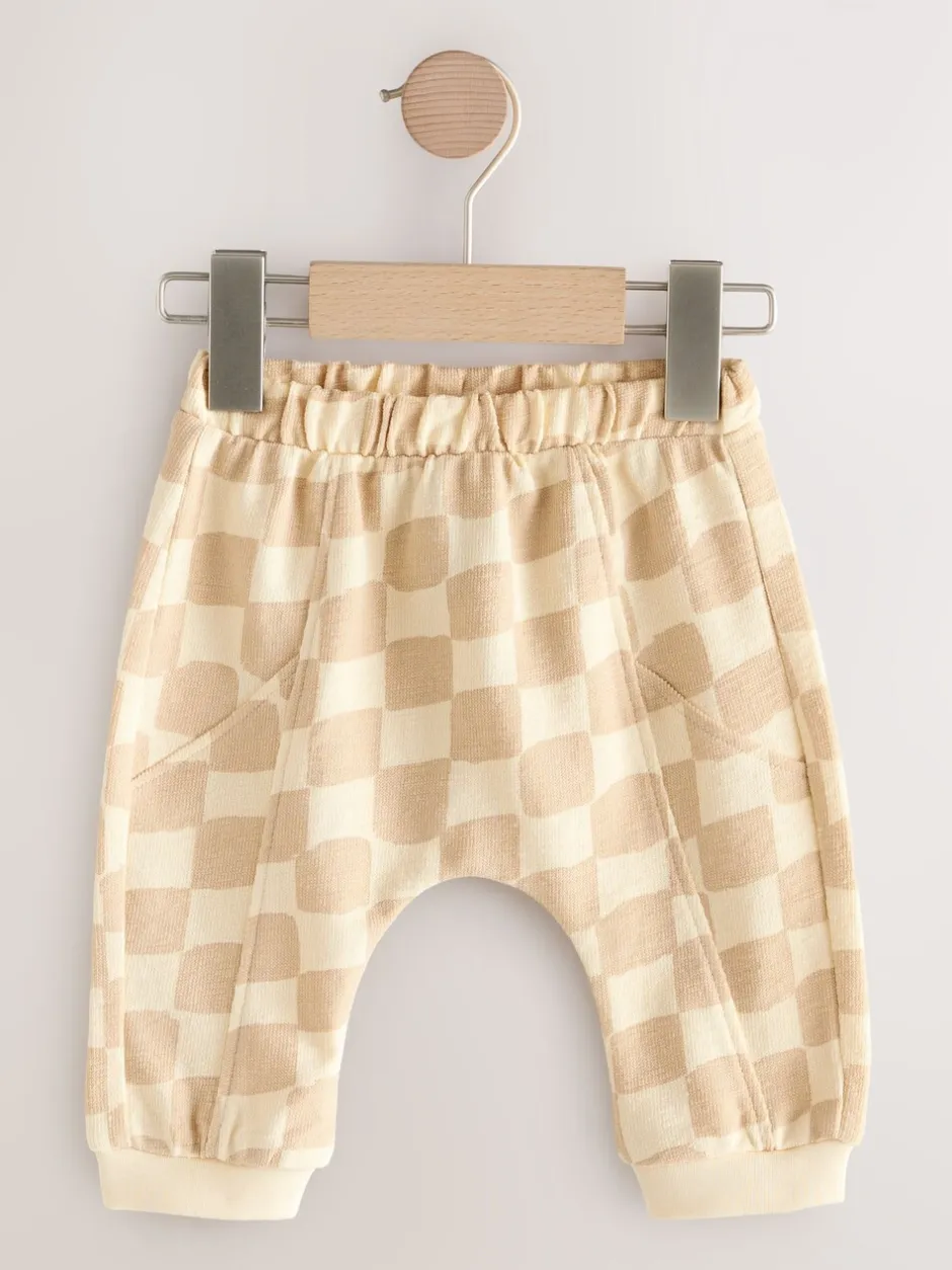 Jeans En Joggingbroeken|Joggingbroeken|Next - Joggingbroeken Baby 3 Stuks (0mnd-2jr) Mono dambordmotief
