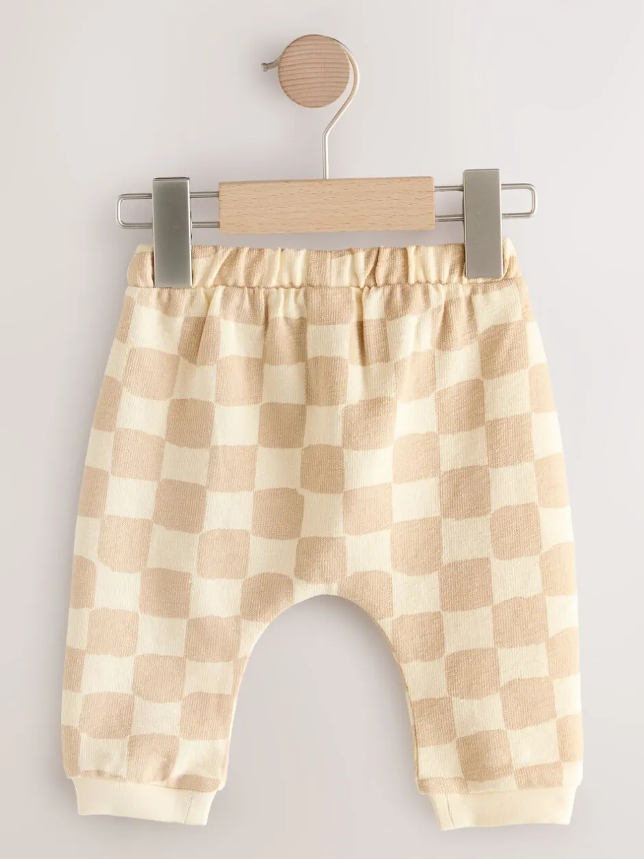 Jeans En Joggingbroeken|Joggingbroeken|Next - Joggingbroeken Baby 3 Stuks (0mnd-2jr) Mono dambordmotief