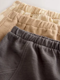 Jeans En Joggingbroeken|Joggingbroeken|Next - Joggingbroeken Baby 3 Stuks (0mnd-2jr) Mono dambordmotief