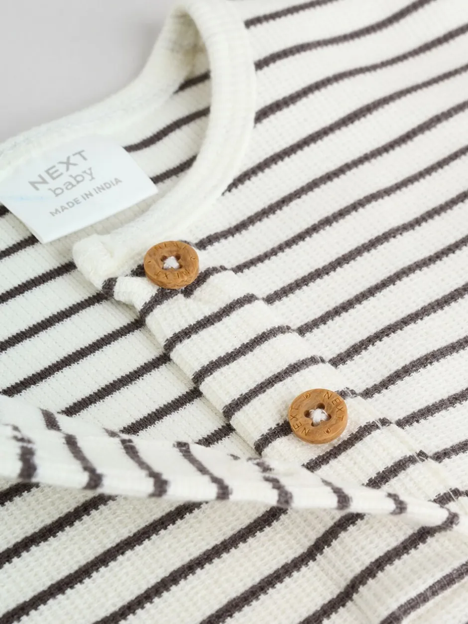 Tops|T-Shirts*Next - Baby T-shirts met lange mouwen 4 stuks (0mnd-2jr) Mono Streep