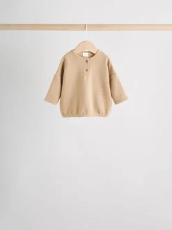 Tops|T-Shirts*Next - Baby T-shirts met lange mouwen 4 stuks (0mnd-2jr) Mono Streep