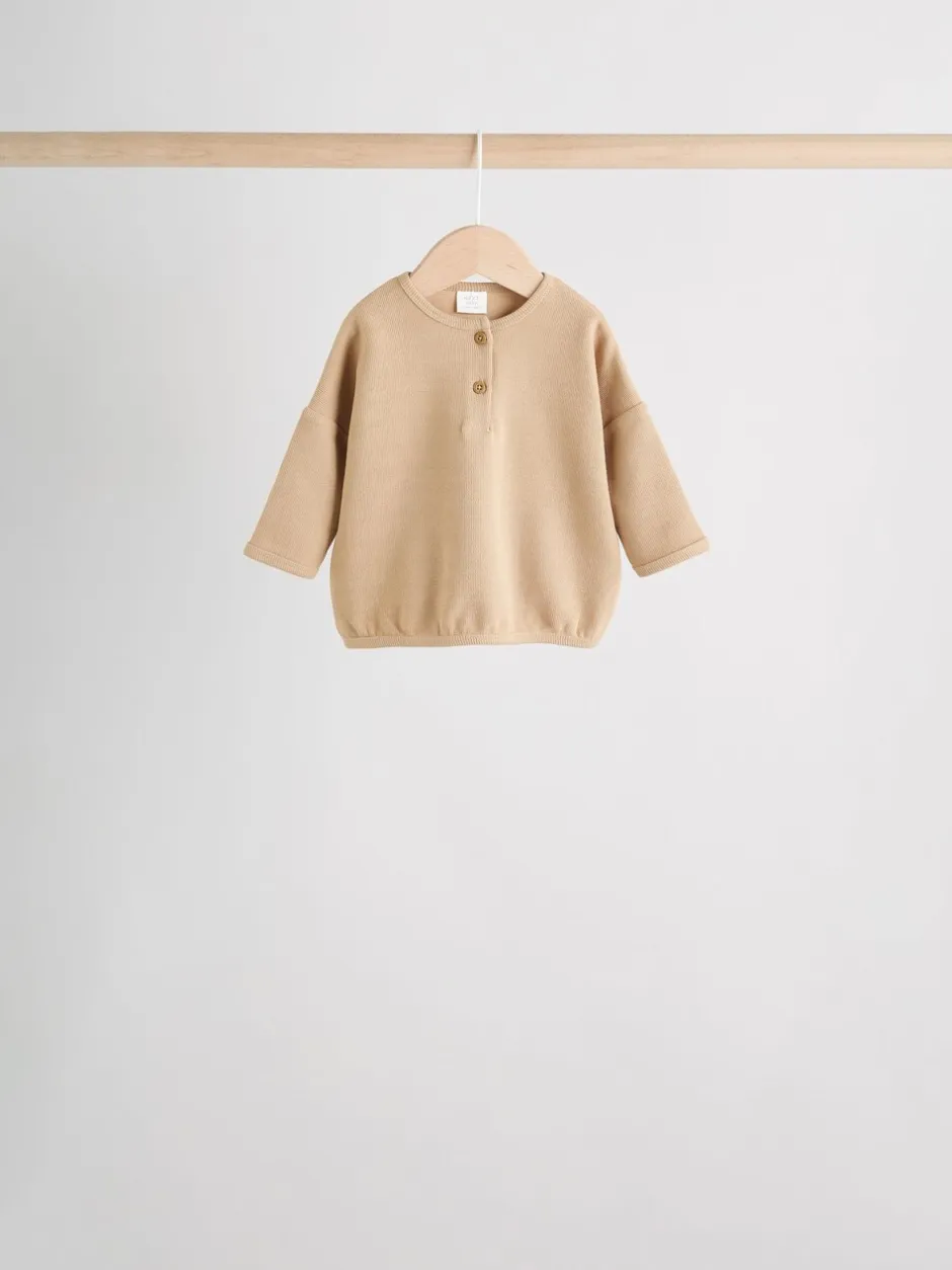 Tops|T-Shirts*Next - Baby T-shirts met lange mouwen 4 stuks (0mnd-2jr) Mono Streep