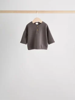 Tops|T-Shirts*Next - Baby T-shirts met lange mouwen 4 stuks (0mnd-2jr) Mono Streep