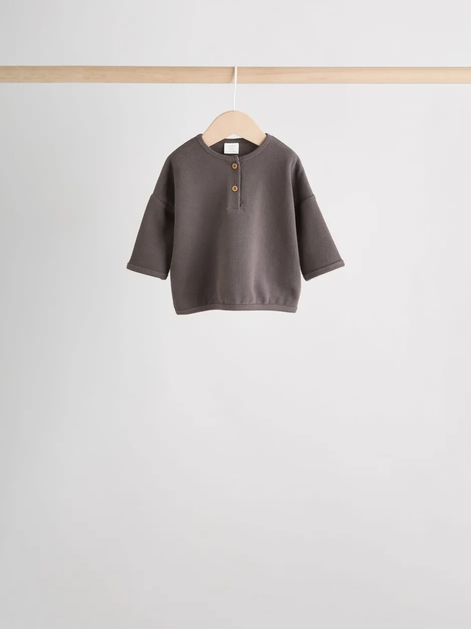 Tops|T-Shirts*Next - Baby T-shirts met lange mouwen 4 stuks (0mnd-2jr) Mono Streep