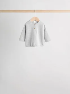Tops|T-Shirts*Next - Baby T-shirts met lange mouwen 4 stuks (0mnd-2jr) Mono Streep